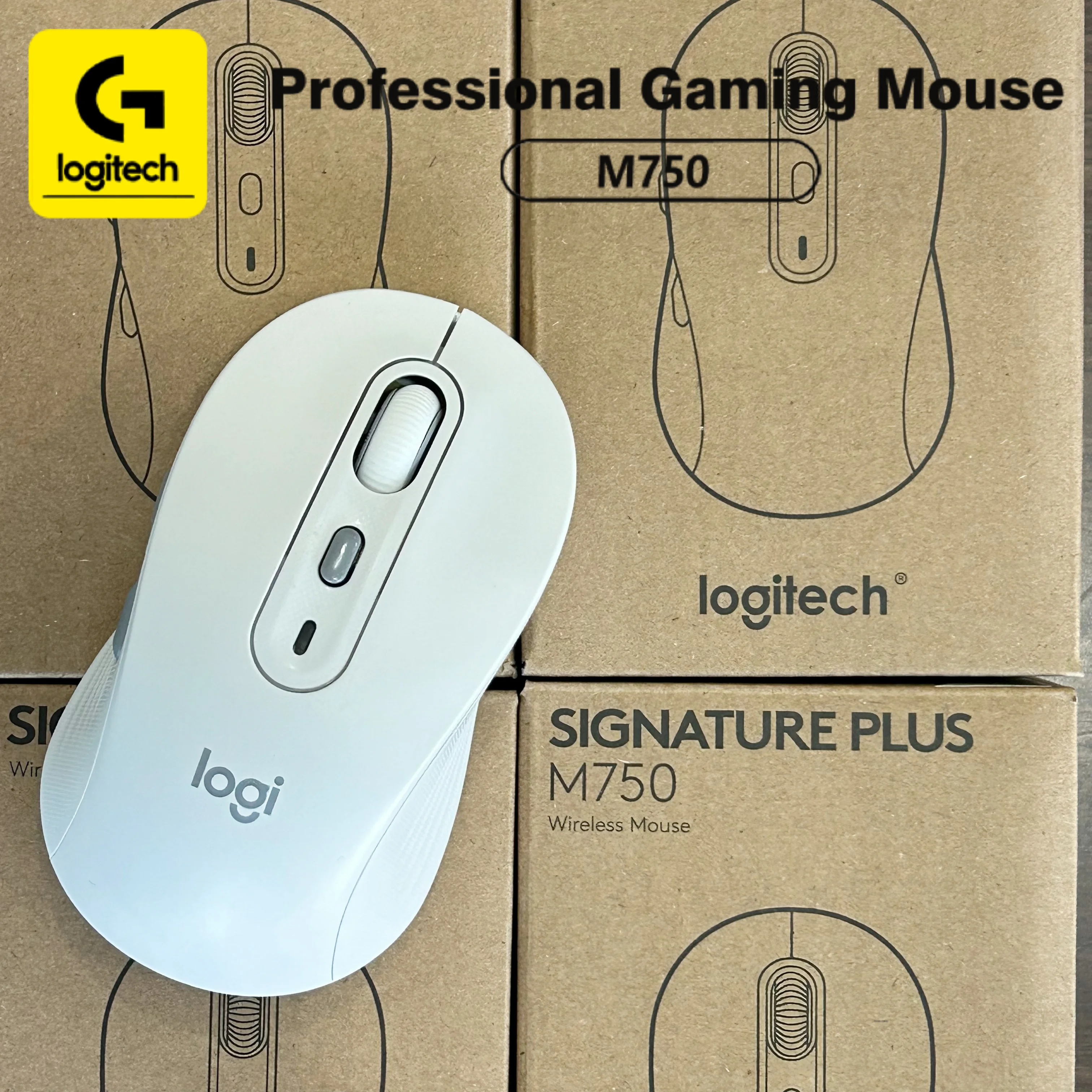 

[Свободное переключение] Мышь Logitech M750: двухрежимное подключение, свободное переключение между офисными устройствами.