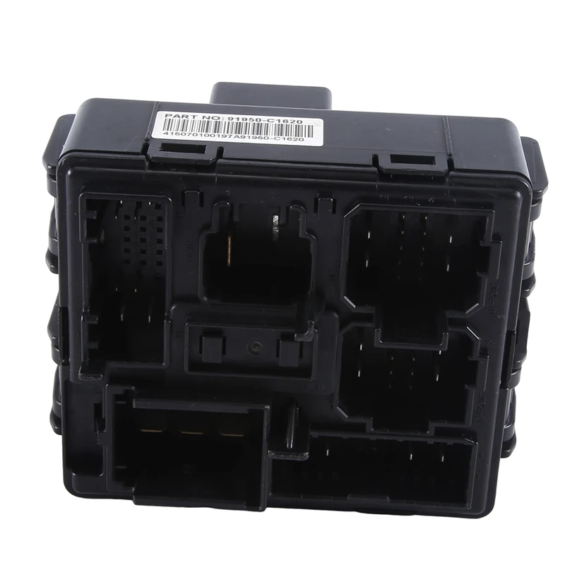 1 Piece Car Main Relay Block Fuse Black ABS For Hyundai Sonata 2015-2017 91950-C1620 91950C1620