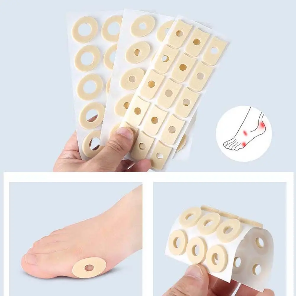 Latex Toe Pads Foot Cushion Supports Bunion Protector Foot Anti-wear Sticker Foot Corn Bunion Pads Callus Cushions Pads