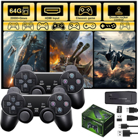 M8 Retro Game Console Video Game Stick with 20000 Games Wireless Controller 4K HD TV Handheld Game Player For PS1 GBA Xmas Gift