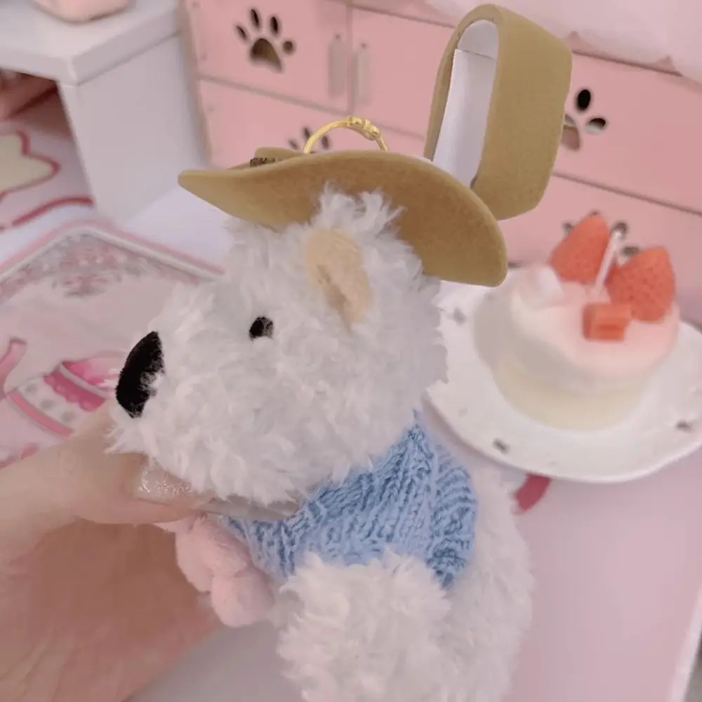 

Display Plush Puppy Doll Ring Box Stuffed Cartoon Wedding Ring Case Plush Cute Couple Rings Holder Valentine's Day Gift