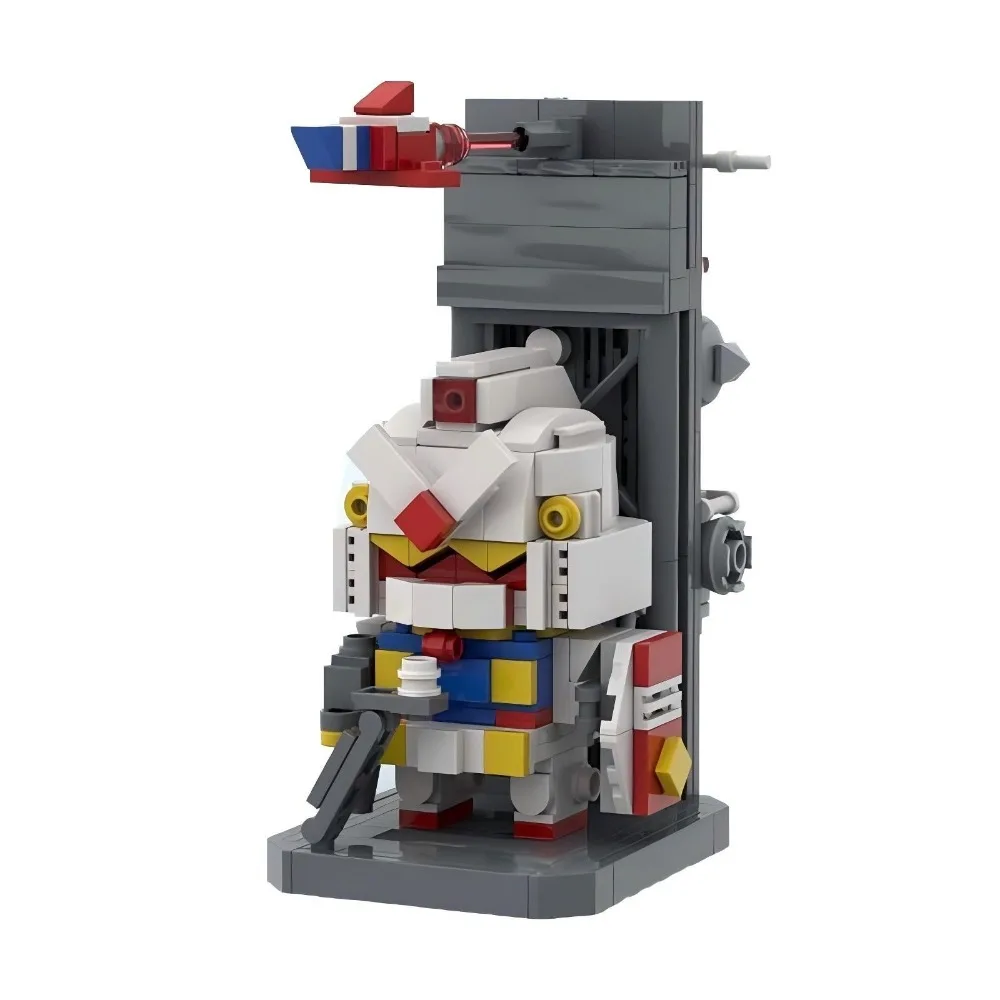 

MOC Brickhead Mecha Series Строительные блоки Сборная модель Креативные игрушки Кирпичи Подходит для семьи и друзей Праздничные подарки