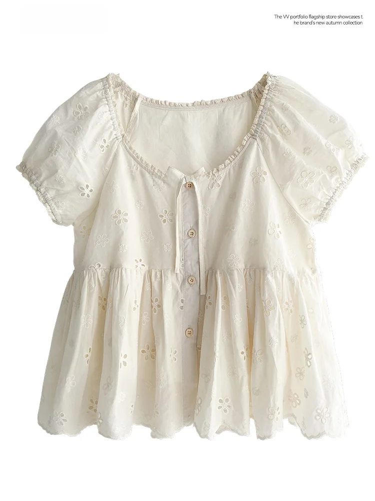 Coreano Sle Allentato ort Sve irt Estate da donna Nuovo ular ort Design Sense Top Comodo e traspirante Casual