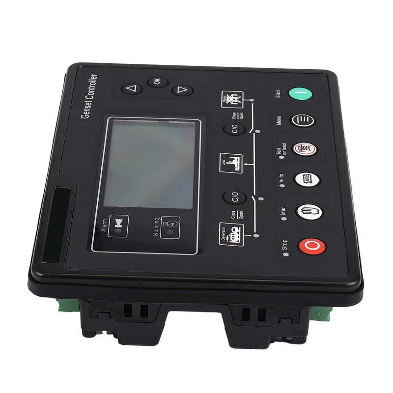 6120U AMF Generator Set Controller LCD Automatic Start Genset Ats Control Box Terminal Charge Panel Alternator Part 6120