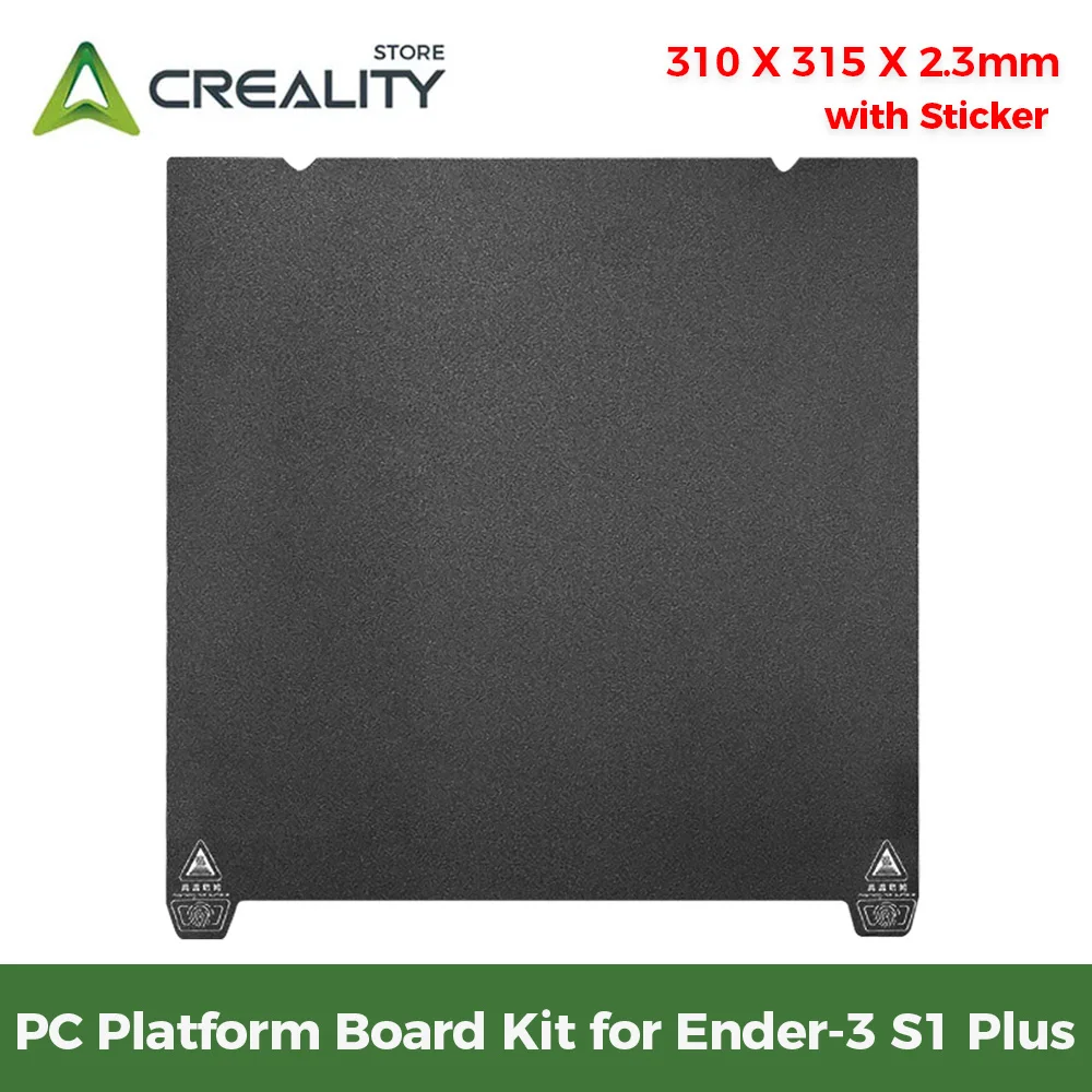 

Creality 310 X 315 X2.3mm Flexible Magnet Build Surface Plate Heated Bed Parts with Magnetic Sticker for Ender-3 S1 Plus Printer