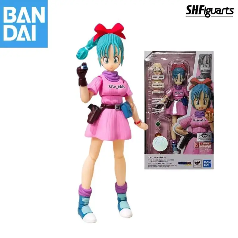 

Genuine Bandai S.h.figuarts Dragon Ball Z Bulma ADVEN-TURE BEGINS Adventure Begins Action Figure Model Collector Figurine Toy