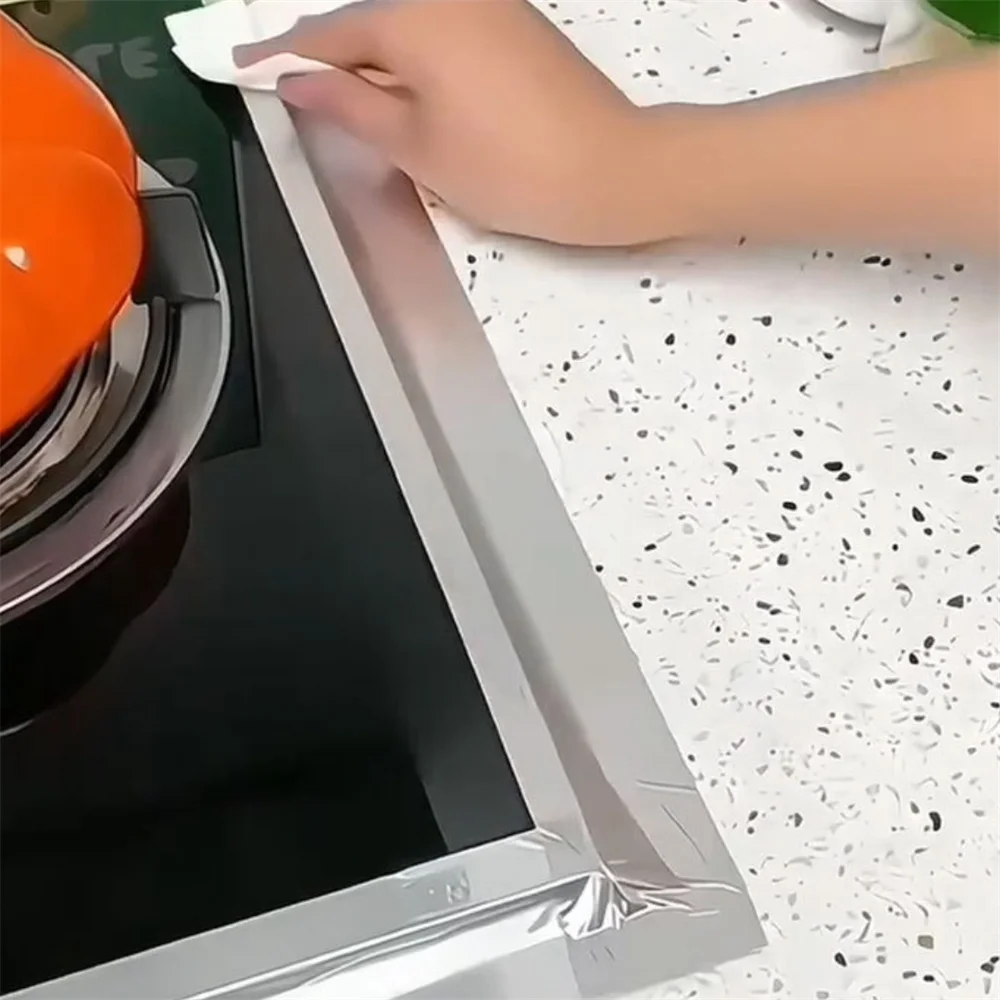 

Лента из алюминиевой фольги, герметичные кухонные водонепроницаемые наклейки, термостойкая лента, водостойкая герметичная клейкая лента для газовой плиты