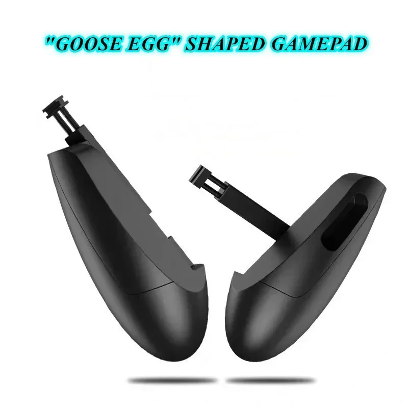 مقبض على شكل بيضة الإوز لقواعد البقاء على قواعد PUBG لعبة الهاتف المحمول Aim Shooting L1R1 Gamepad المقود لقبضة حامل هاتف IOS وأندرويد