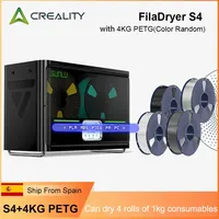 SUNLU S4 3D Filament Dryer With 4KG PETG Support 4 Rolls Consumables 1.75/2.85/3MM Filament Gear Easy Operation 3D Printer Parts