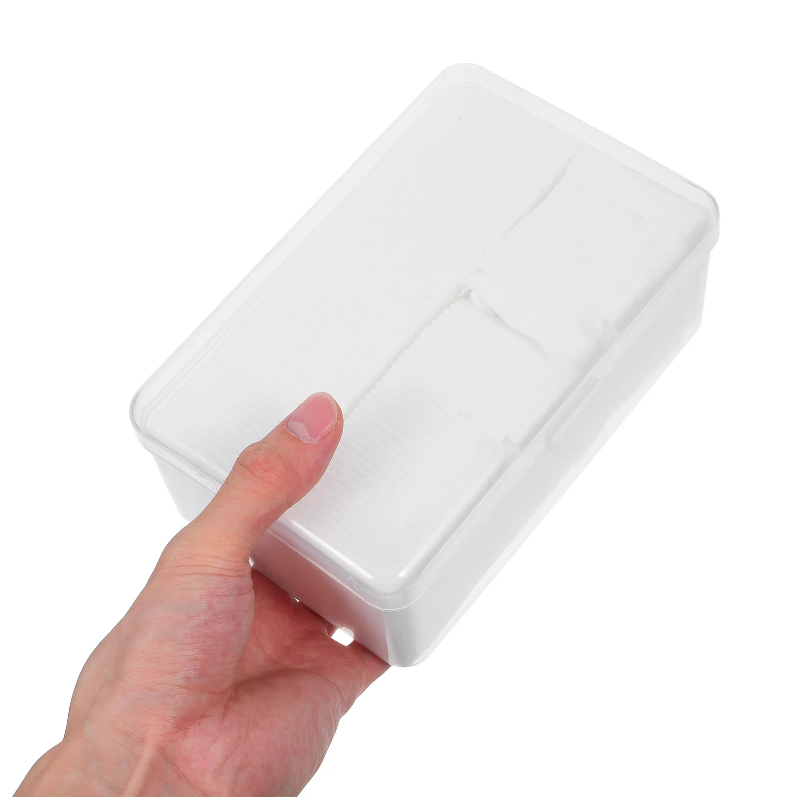 

1000Pcs Lint Free Soft Non-Woven Cotton Pads Disposable Nail Polish Remover Pads Absorbent Nail Gel Polish Cleaning Manicure