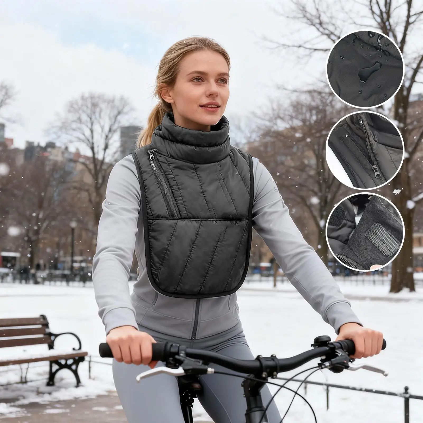Winter Neck Gaiter Warmer Wrap Guard Scarves Outdoor Neck Guard For Adult Men Running Riding Fishing Outdoor Motorcycle Cold