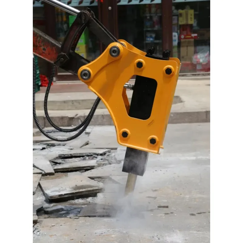 Real price mini hydraulic hammer rock breaking machine material for side structure construction