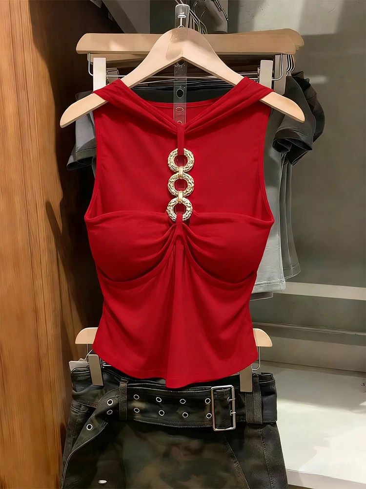 

Летний сексуальный топ с бриллиантовой цепочкой и встроенными чашечками, утягивающий, женский, модный, с защитой от солнца, с длинными рукавами, коллекция 2026 года