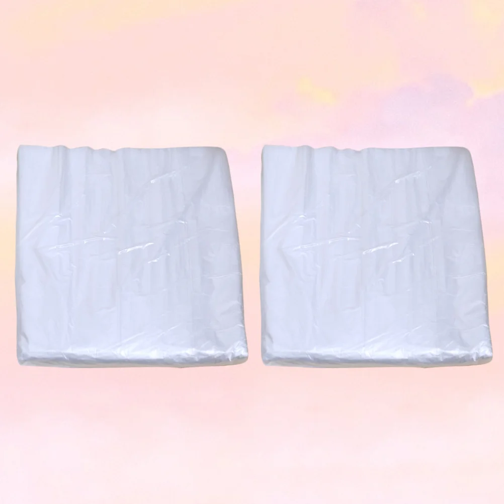 2 Packs Palanganas Para Pedicure Accessories for Foot Bath Bag Thicken Clear Mascara