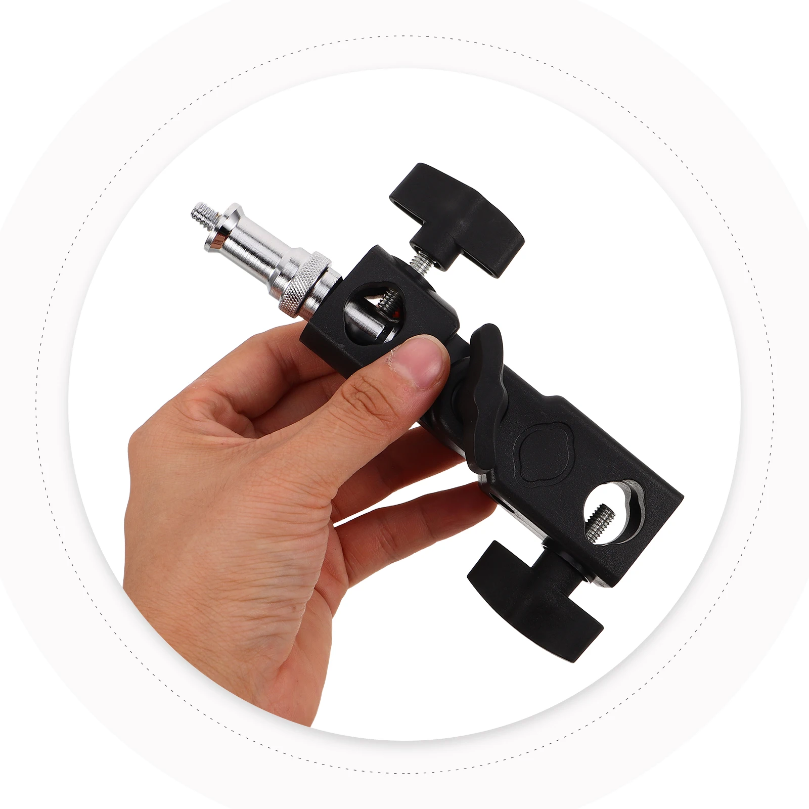 

Photo Light Accessories Shoe Adapter Photography Stand Heavy Duty Monitoring Bracket Umbrella Holder Flash Mini Tripod Lamp