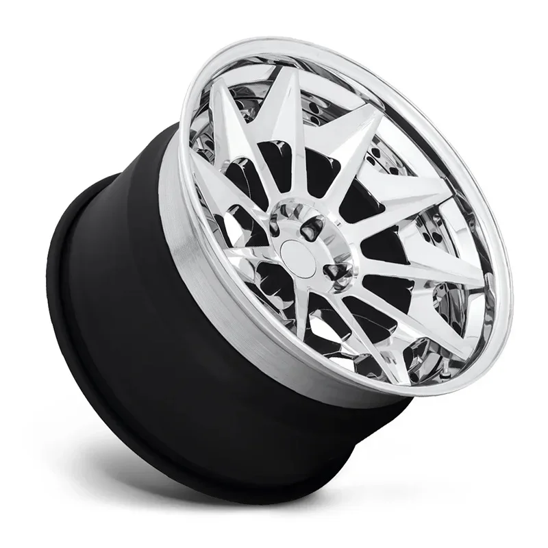 عجلات سيارة الركاب 3 قطع 18 19 20 21 22 23 24 بوصة 5x130 عجلات سيارة مصنوعة من سبائك الألومنيوم المصقول باللون الرمادي لسيارة كايين