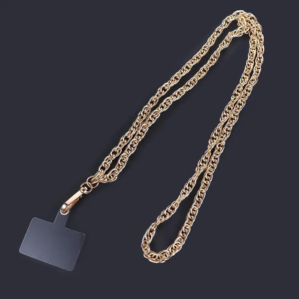 Long Phone Straps Anti-lost Lanyard Mobile Phone Accessories Crossbody Chain Metal for Women Phone Case Hanging Cord