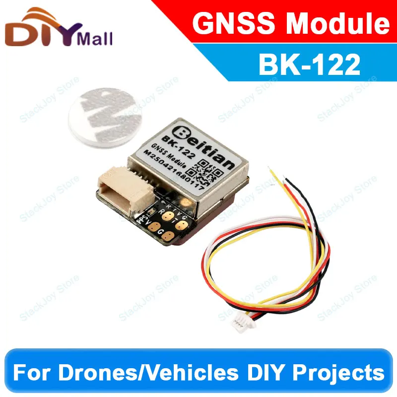 

Ультратонкий модуль GNSS Beitian BK-12, чип M9140, GPS/ГЛОНАСС/BDS/Galileo, CEP 1,5 м, 92 каналов, толщина 0,6 мм для дронов/транспортных средств