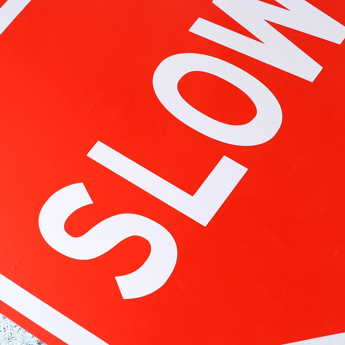 

30X30Cm Traffic Sign Slow Street Safety Alert Warning Road Regulatory Sign Durable Aluminium Outdoor Indoor Wall Decor For Bar