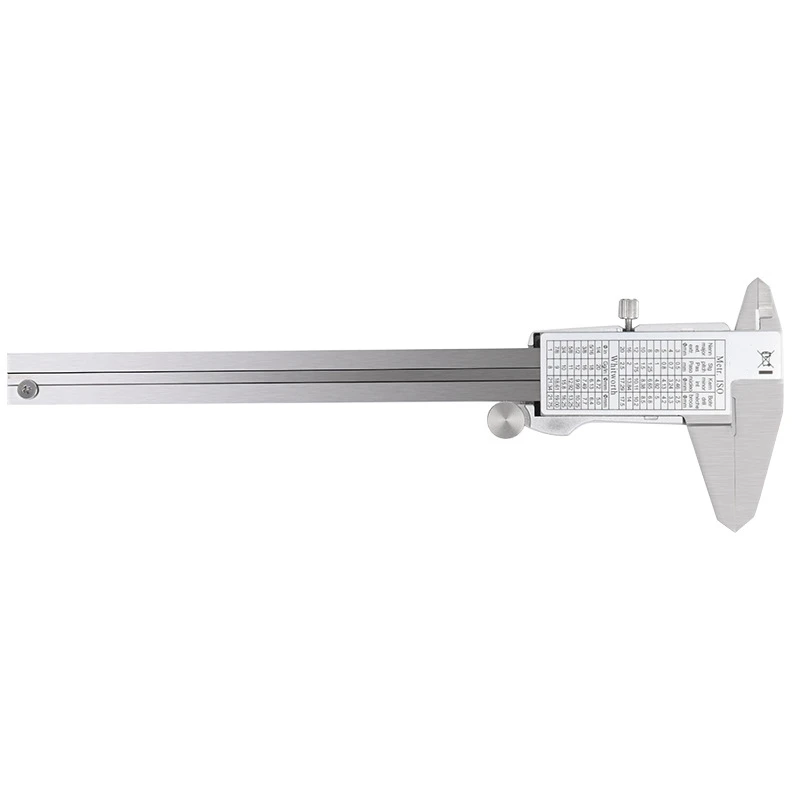 ET50 Stainless Steel Vernier Calipers ET50 Spelling Vernier Calipers With Fractions With Metal Digital Mixed Score Display image 5