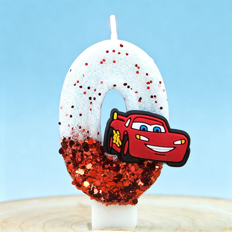 빛나는 듀얼 콤비네이션 스타일 수제 0-9 숫자 양초  - Lighting Mcqueen Decor 리뷰 및 가격