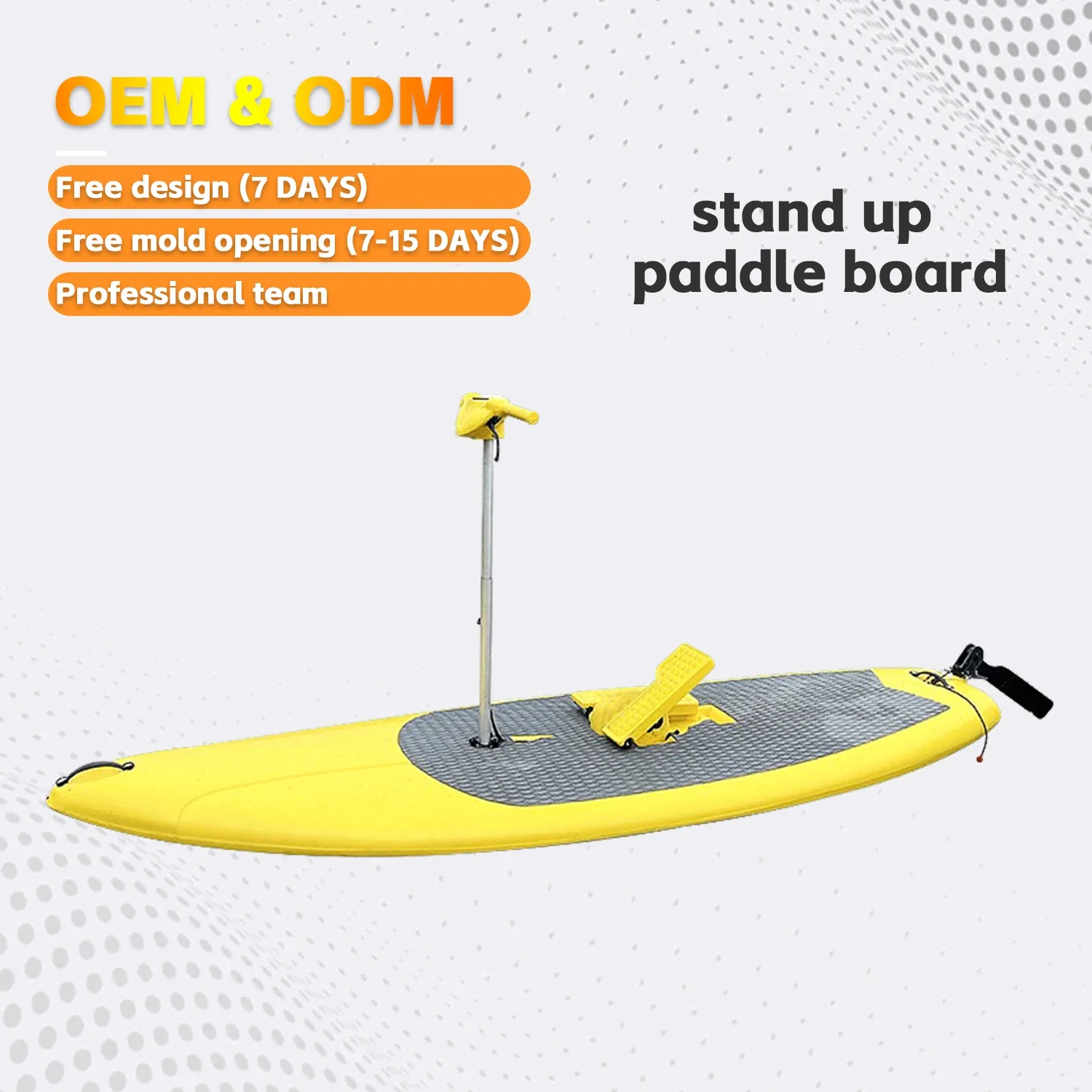 High Quality Stand up Kayak SUP Paddle Board Hard Plate Type Canoe with PVC Pedal Boat Factory