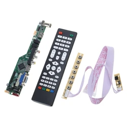 TV Motherboard T.SK105A.03 Universal LCD TV Controller Driver Board PC/TV/USB Interface High Performances Replacement