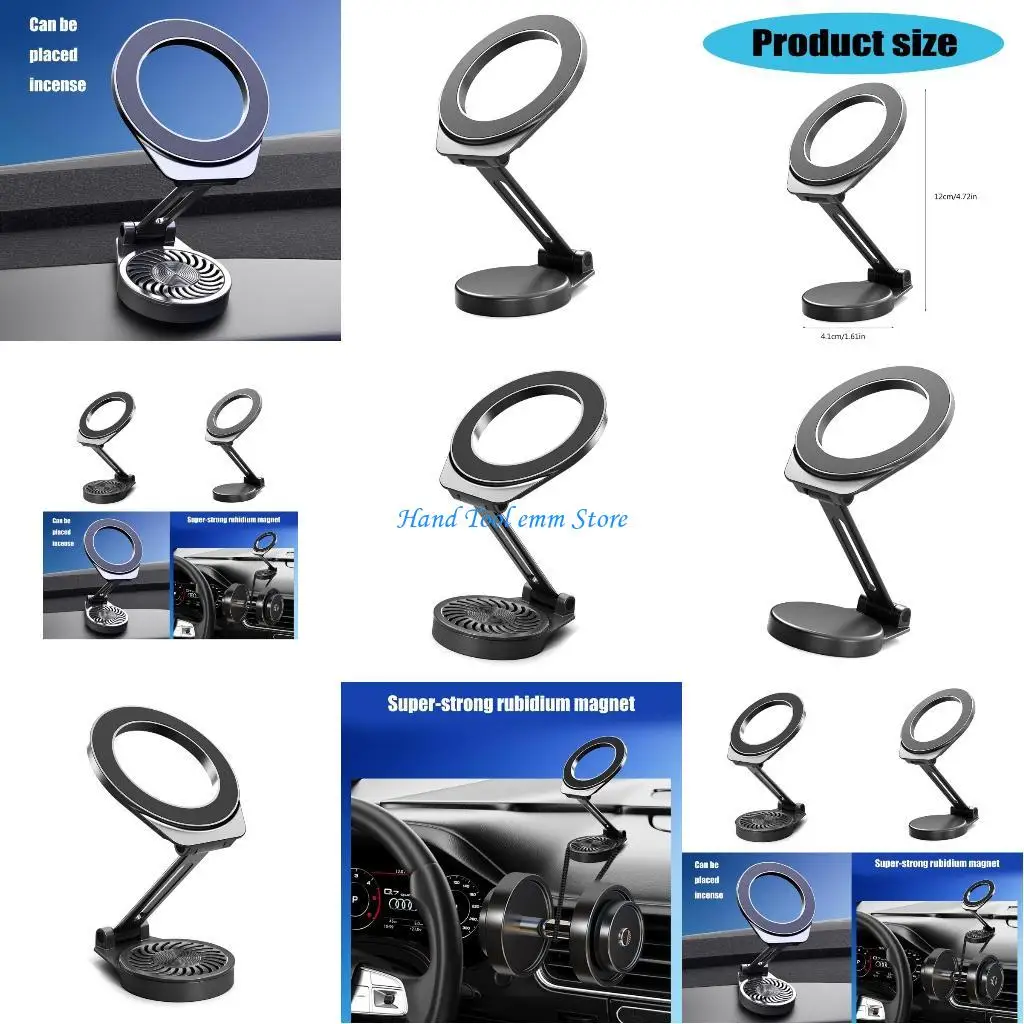 

H37F Автомобильный кронштейн для телефона, держатель для крепления в стойку, без размагничивания, без выцветания, надежная