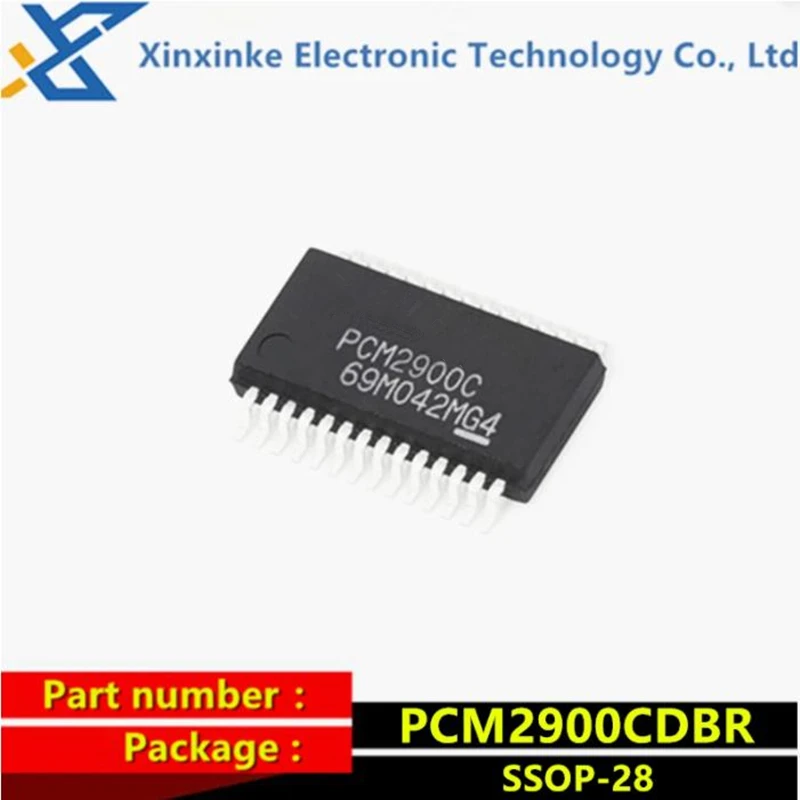 

PCM2900CDBR SSOP-28 PCM2900C Audio A / D conversion chip Interface—CODEC Stereo USB1.1 CODEC New original genuine