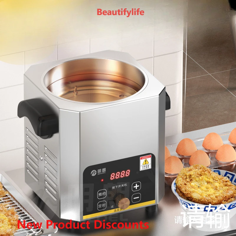

A61 Fried Egg Machine Commercial Snail Rice Noodles Fried Egg Equipment Machine Grinding Tool Egg Dedicated Pot