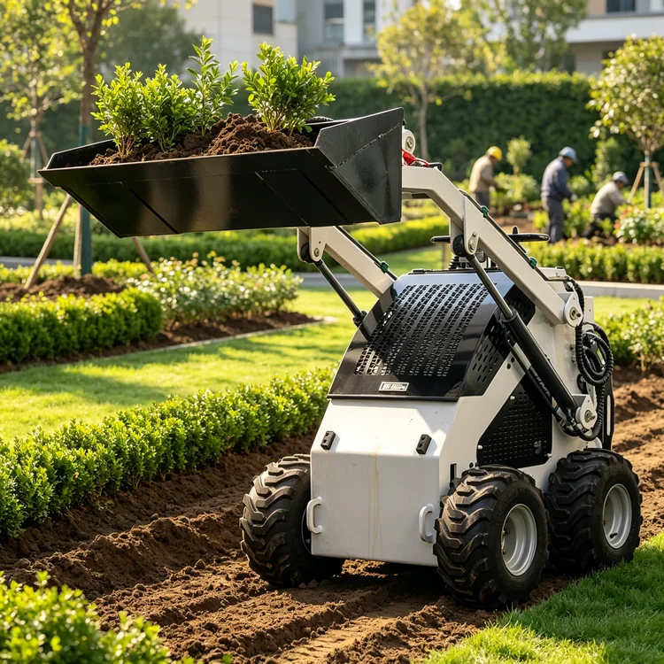 S360 Compact Wheeled Skid Loader Light Structure Mini Machinery For Household And Small Contractor Use