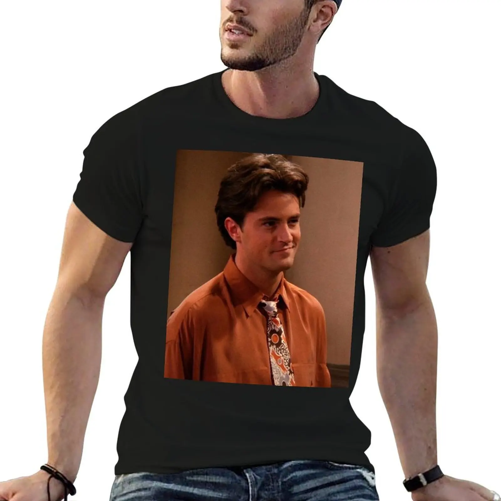 Matthew Perry T-Shirt t shirts for man graphic funny cotton t shirt man T-Shirt