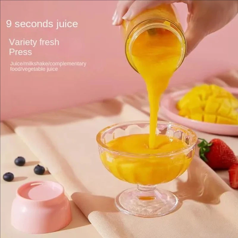 

Портативная электрическая соковыжималка, бутылочка для смешивания, блендер для перемешивания, мини-миксер для фруктов, экстракторы, пищевой молочный коктейль, многофункциональный соковый стаканчик