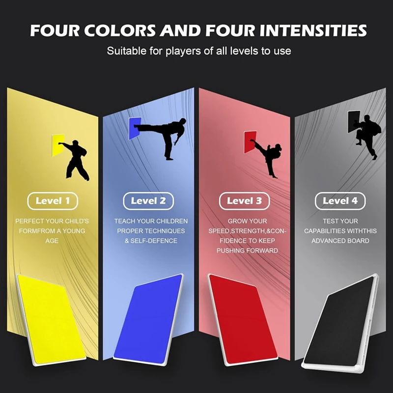 4 Pack Rebreakable Boards Martial Arts,Taekwondo Breaking Boards For Kids,Karate Boards For Breaking Kids