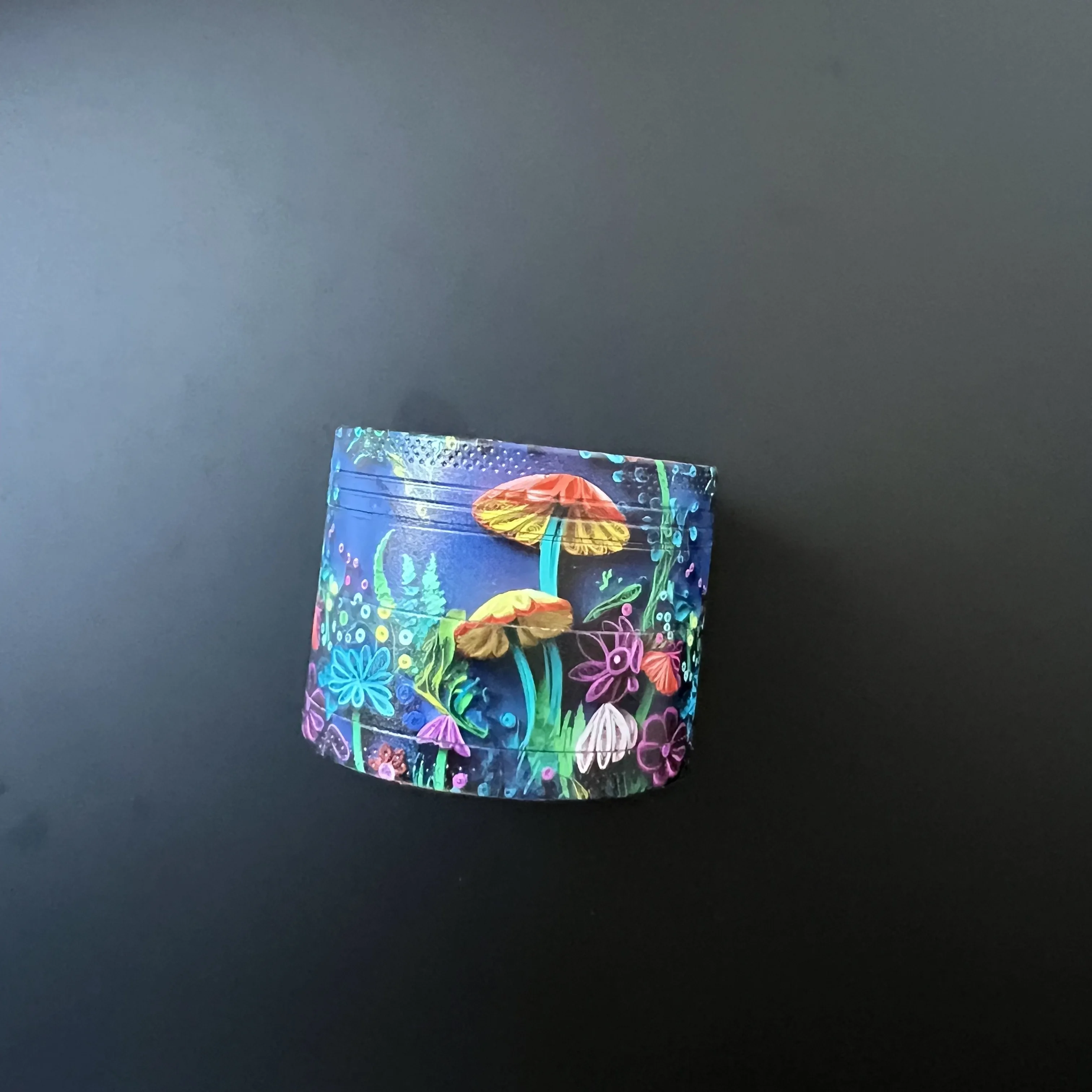 3D Floral Mushrooms Herb Grinder 4-Layer Underwater Design-2\