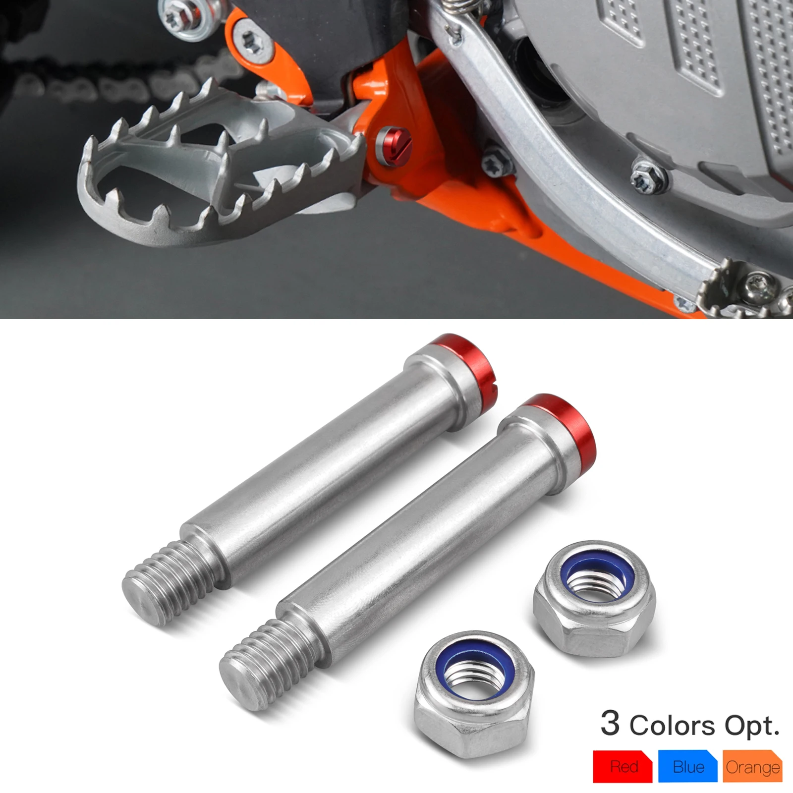 

NICECNC For Beta 2010-2024 RR 300 Xtrainer 300 Footpeg Footrest Pins RR 125 RR 200 RR 250 RR 350 RR 390 RR 400 RR 430 RR 450 498