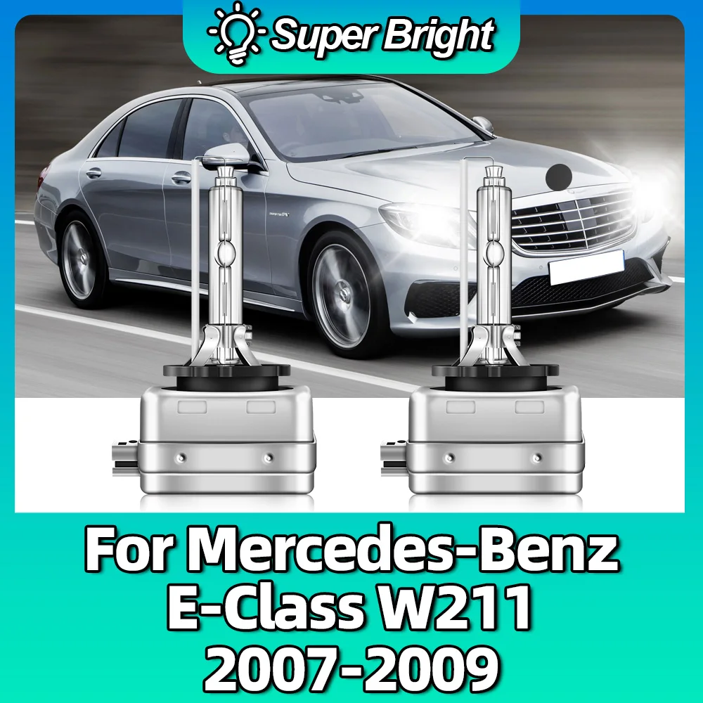 

2PCS High Bright 35W D1S HID Xenon 6000K White Auto Headlamps Bulbs 8000K 12000K For Mercedes-Benz E-Class W211 2007 2008 2009