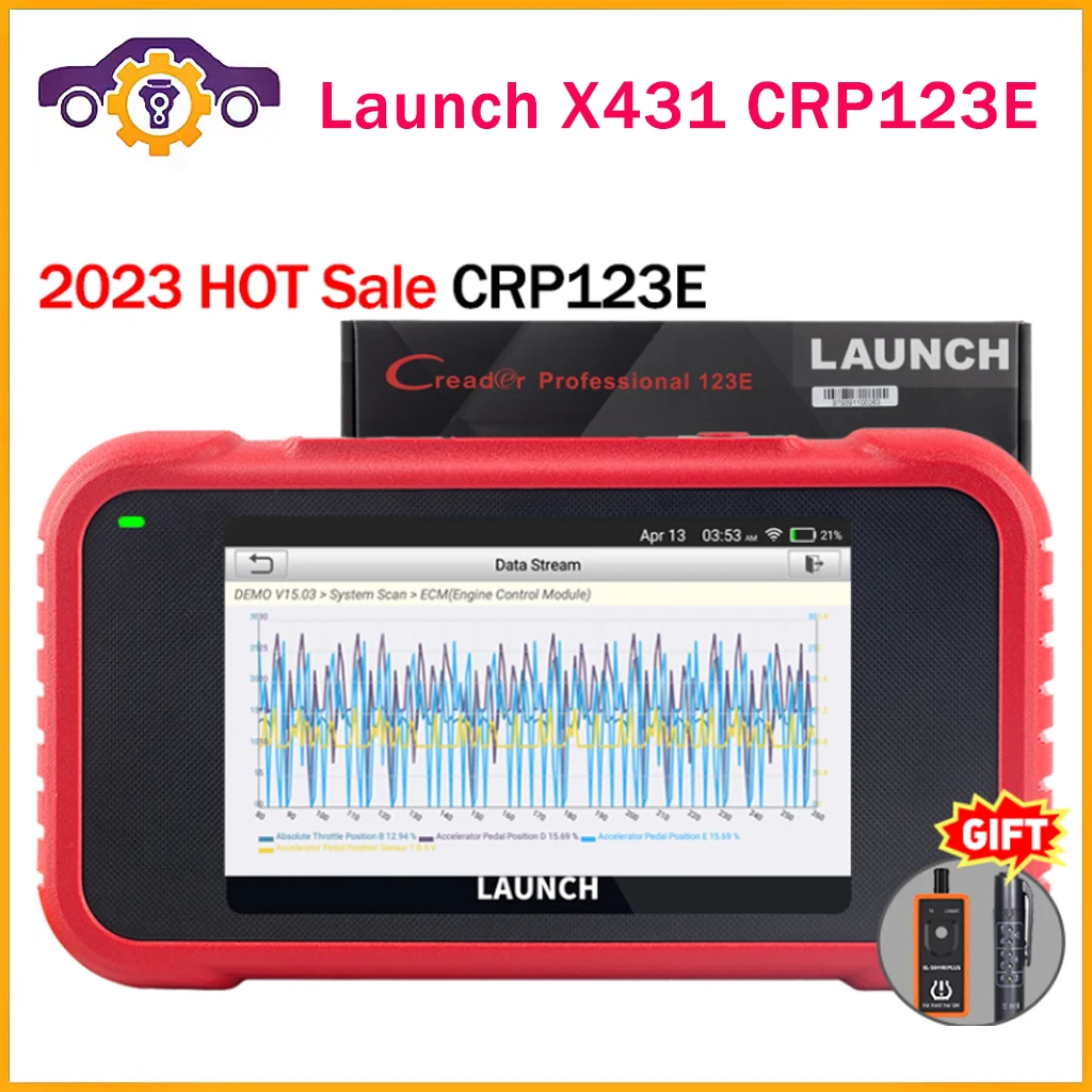 

LAUNCH X431 CRP123E Diagnostic Tools PK CRP123X CRP123 OBD2 Car Scanner OBD OBDII Engine ABS Airbag SRS Transmission Automotive