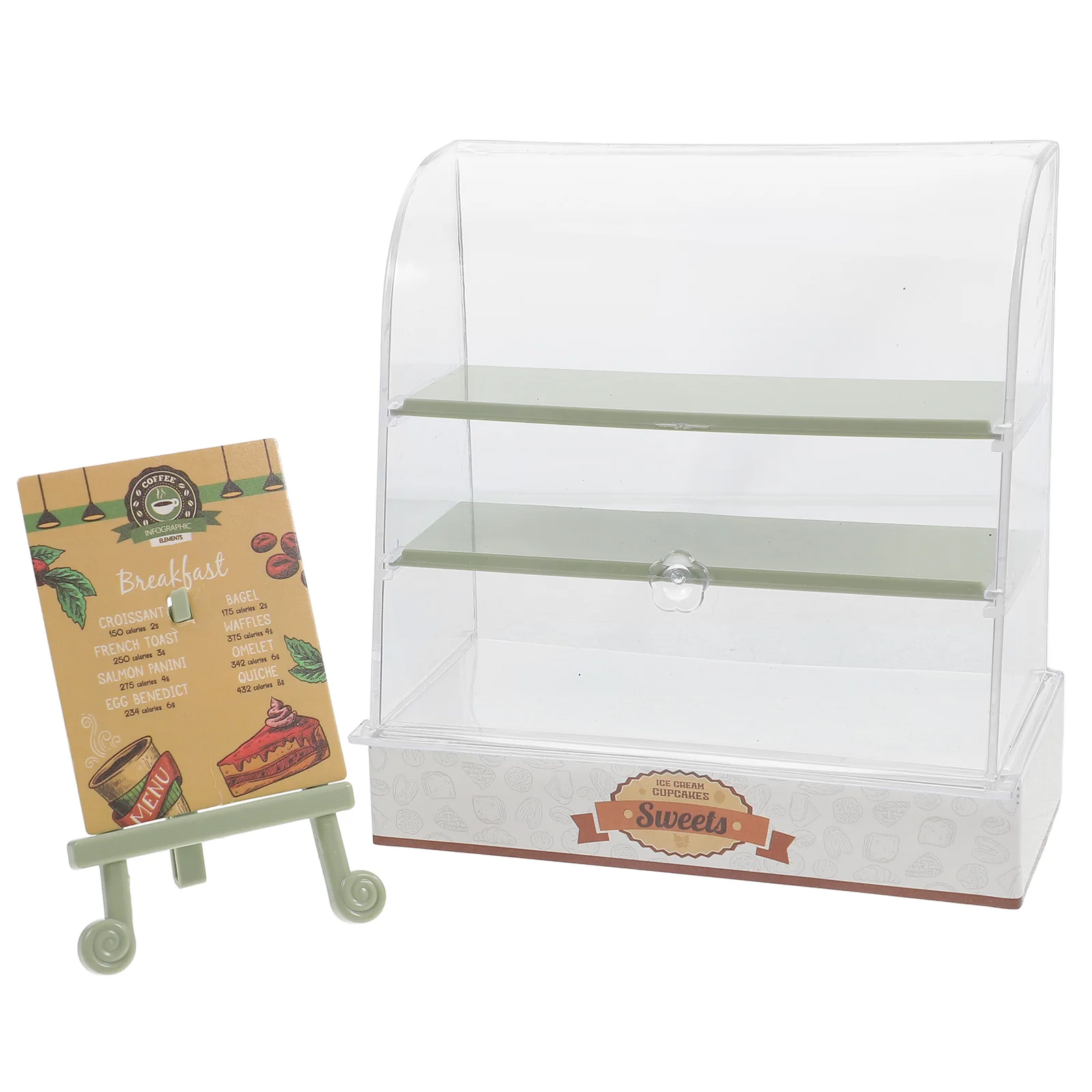 Miniature Cake Cabinet House Bakery Furniture Cakes Dollhouse Accessory Simulation Store