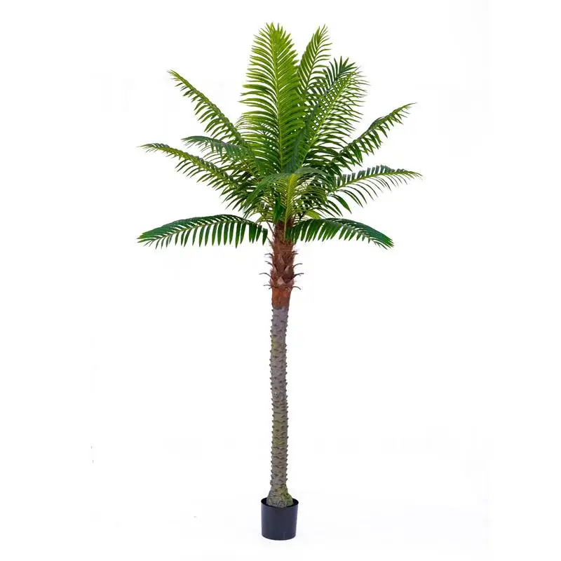 

Faux Palm Trees For Outdoor 8.5 Feet Large Artificial Plants Tropical Leaves Faux Plant Outdoor Indoor Tree In Pot 15 Leaves