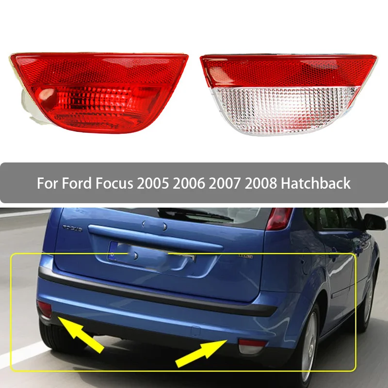 

Задний противотуманный фонарь для Ford Focus 2005 2006 2007 2008 хэтчбек 5-дверный задний бампер сигнальный фонарь отражатель 5M51-15K273-AA