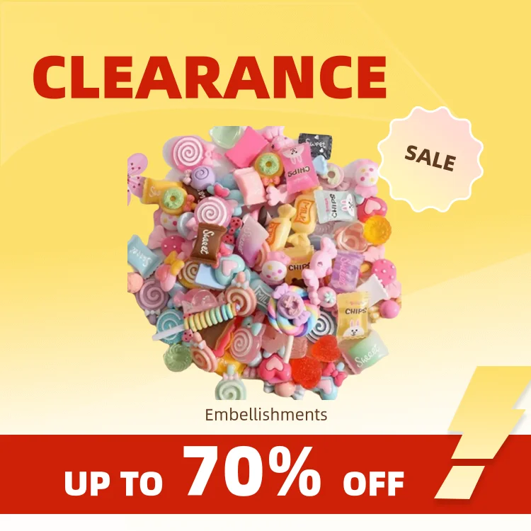 Clearance_10/30pcs Resin lollipop candy Fortune Bag DIY Cream phone case material hair accessories accessories_Continuous update