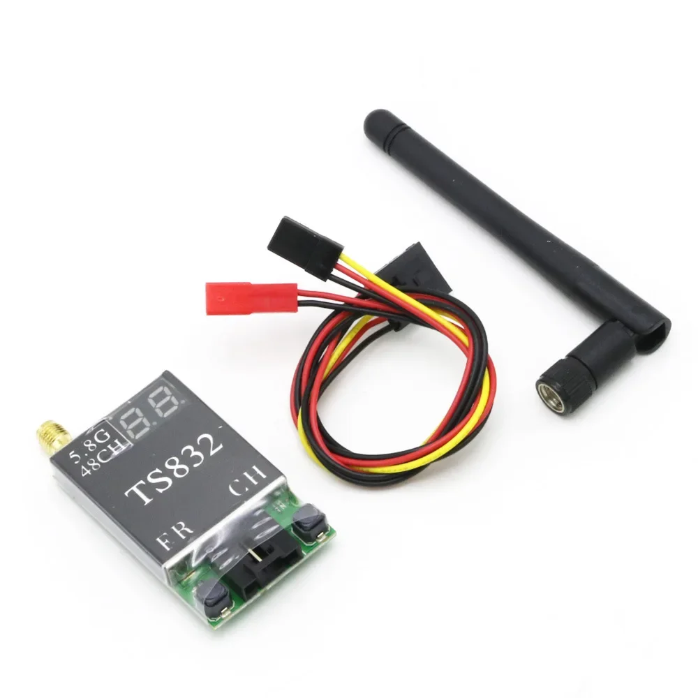 FPV Wireless Audio Video Transmitter Receiver Set 5.8G 600mw for TS832 RC832 48CH for Aerial Photography for Drones for RC