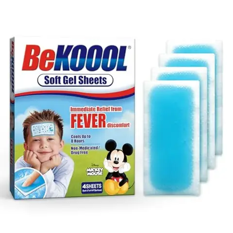BEKOOOL Soft Gel Sheets for for Cooling Relief from Fever discomfort