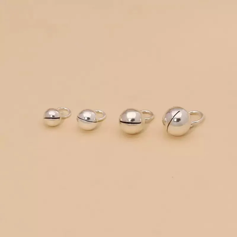 

100% 925 серебряный колокол очарование старинный серебряный браслет Шарм DIY ювелирные изделия Шарм Подвеска В Форме маленького колокольчика