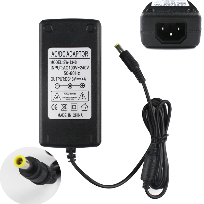 13V 4A 6.0mm with Pin AC DC Adapter for Roland PSB-12U AC-33 40C Electronic Keyboard Power Supply