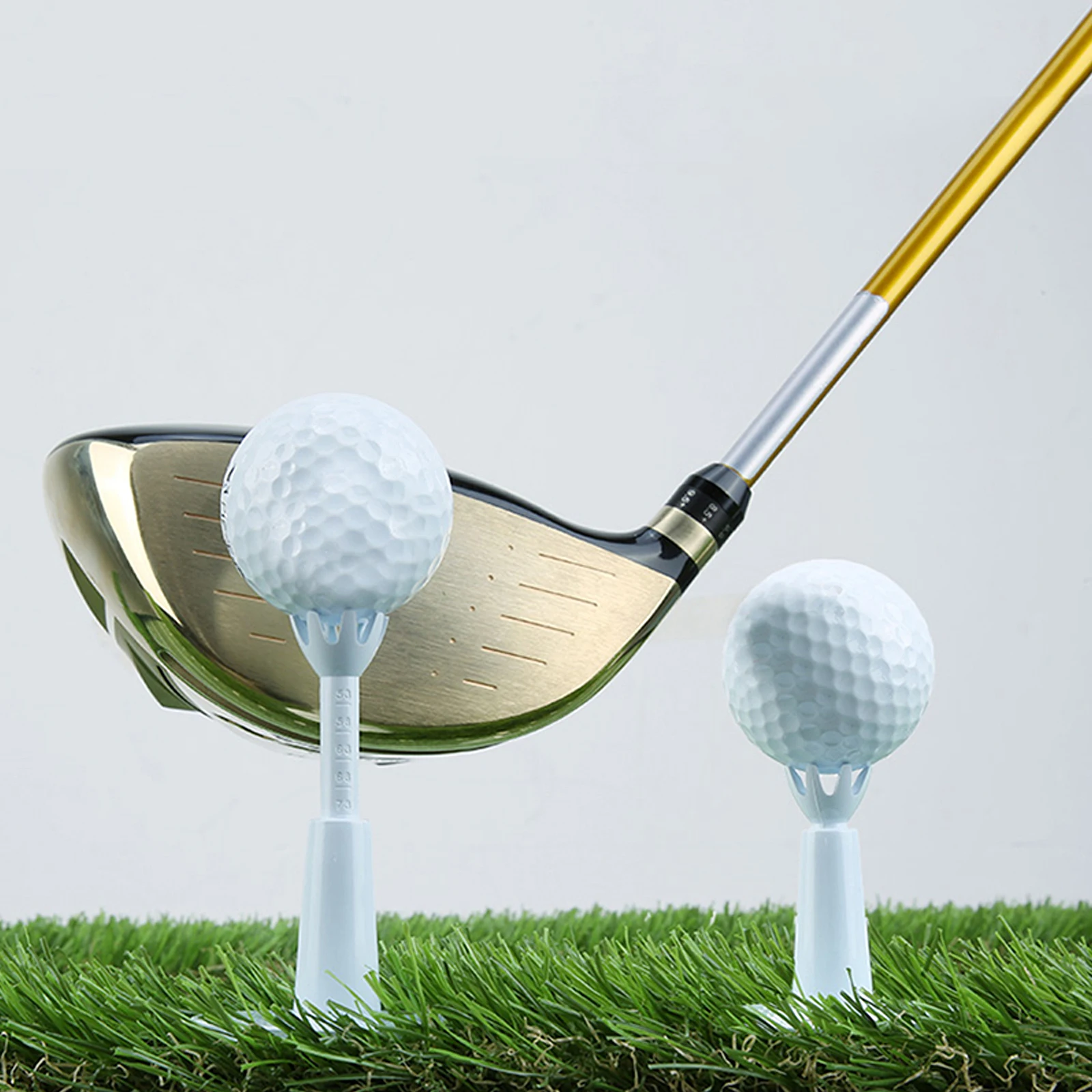 

2pcs Adjustable Tees Golf Ball Holder Golf Nails Portable Lightweight Durable For Training Practice Accessories Supplies Ball