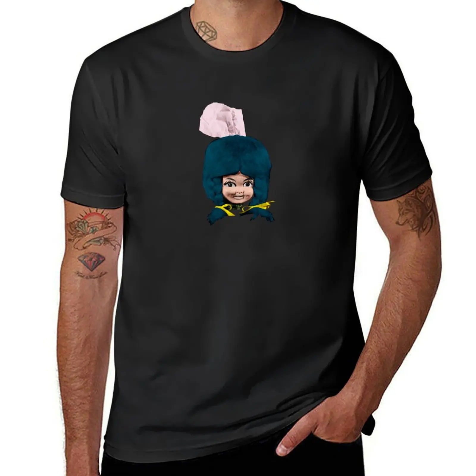 

Tissue-Box Head T-Shirt oversized cute clothes customs design your own sweat t shirts for men cotton