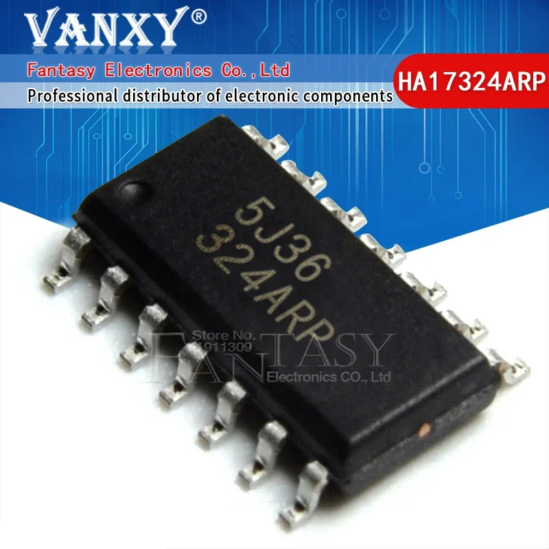 10pcs HA17324 SOP14 HA17324A DIP-14 HA17324ARP SOP 324ARP SOP-14 HA17324ARPEL