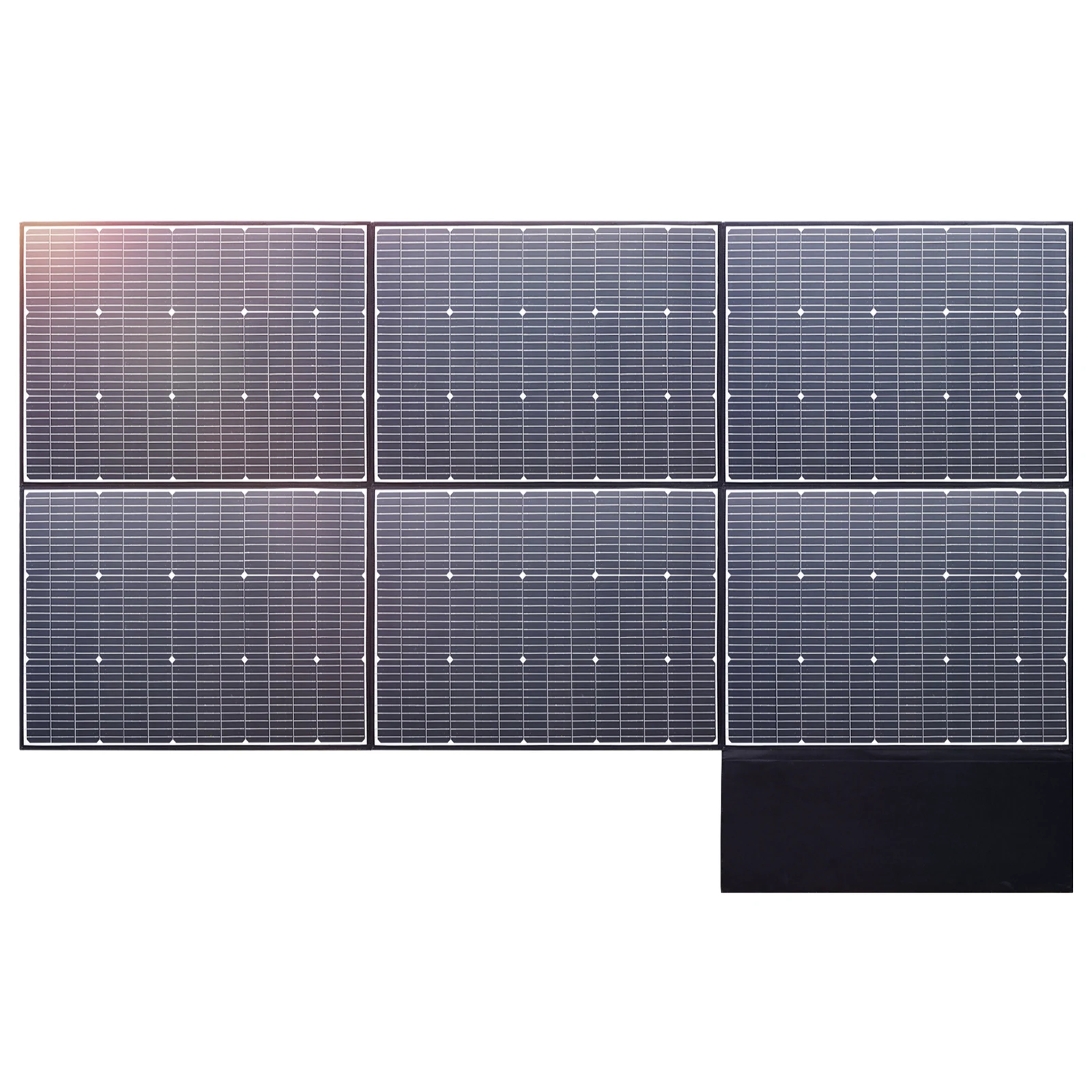 Allpowers ALLPOWERS SP039 600W Foldable Solar Panel High-Efficiency Solar Module Solar Charger with Solar Output for Off-Grid Boat Camping